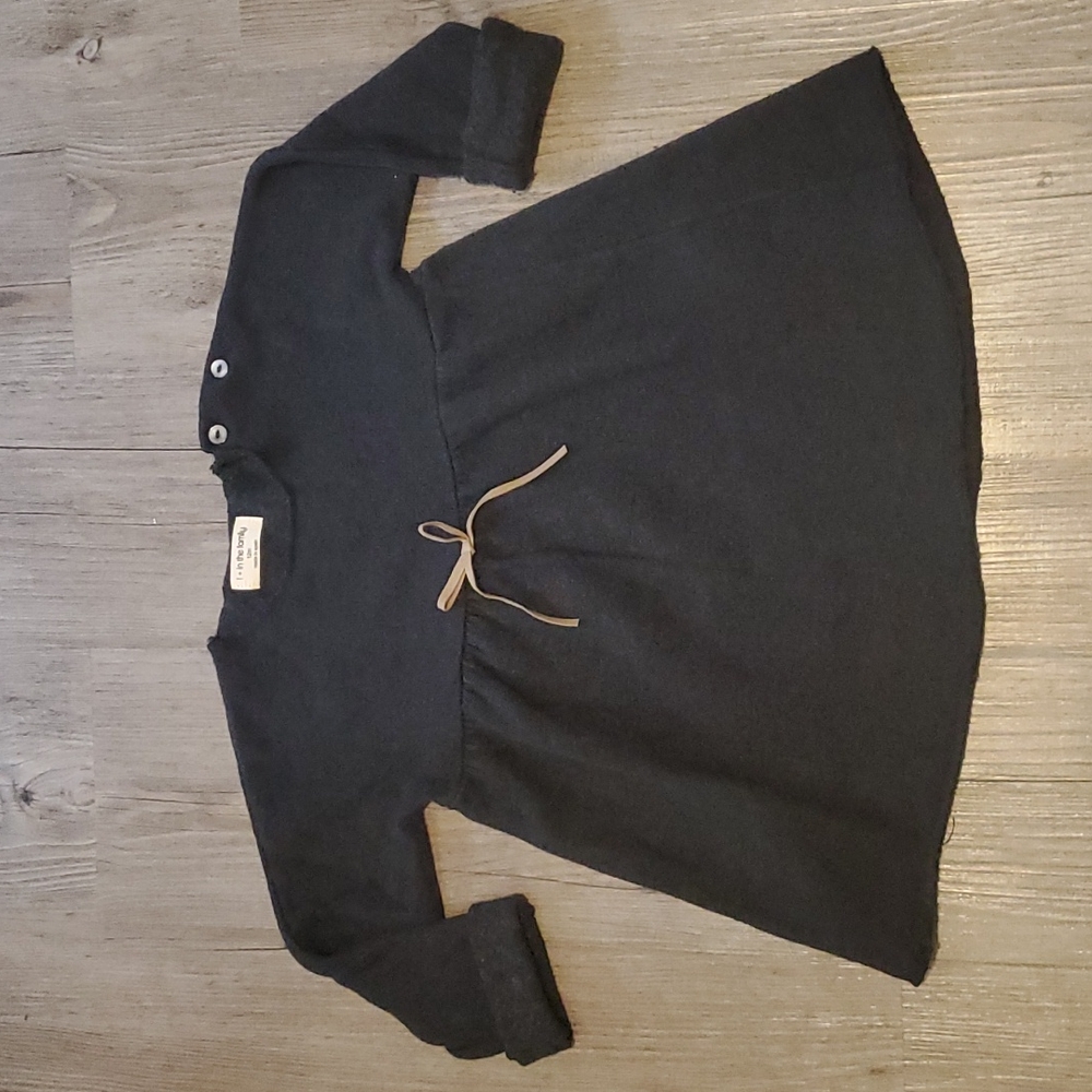 1+ In The Family | Cozy Baby Estela Dress | Recycled Fleece | 12M